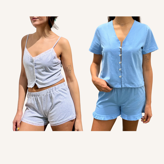 Pack Esencial — Pijamas Perla + Cielo